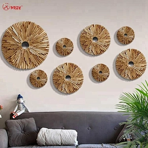 Simple living room wall ornaments Silicone mould TV background wall 3D decorations Molds