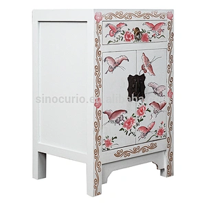 wholesale furniture china antique painted night stand & wood vase stands