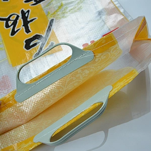 China supplier plastic handle for pp woven rice bag 10kg