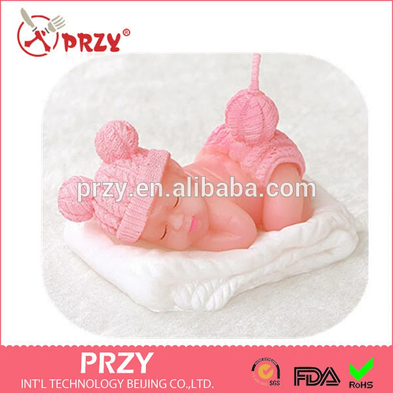 PRZY 3d baby soap mold candle silicone molds
