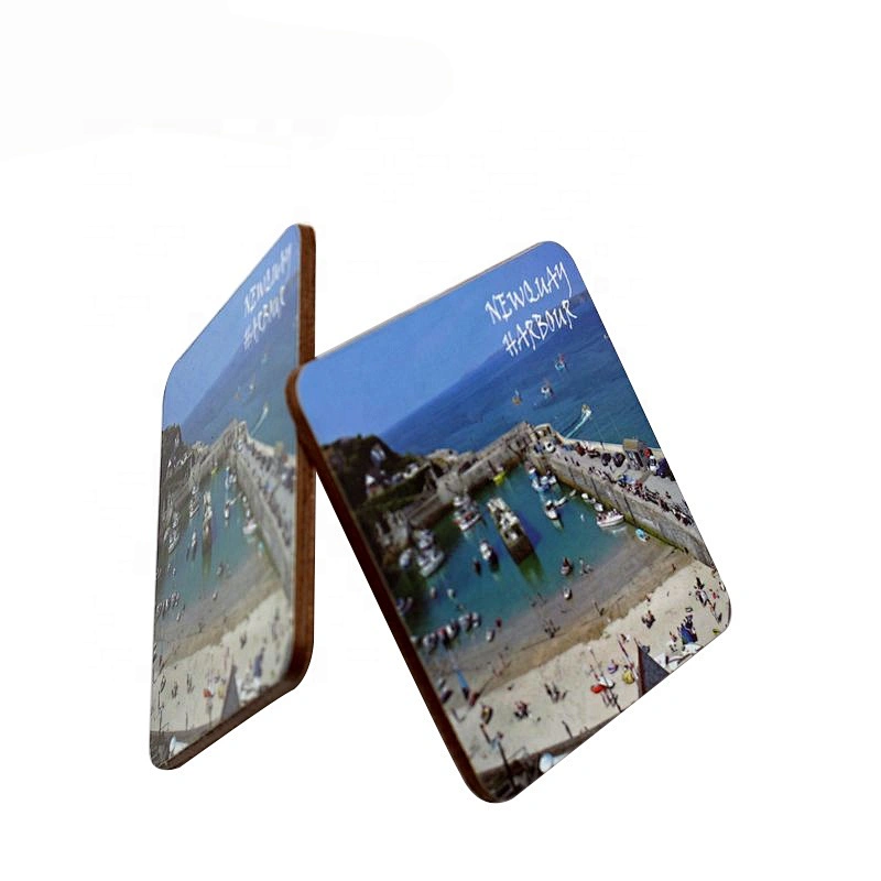 New products Customized MDF cork coasters Coffee drinks coasters promotional wooden coaster