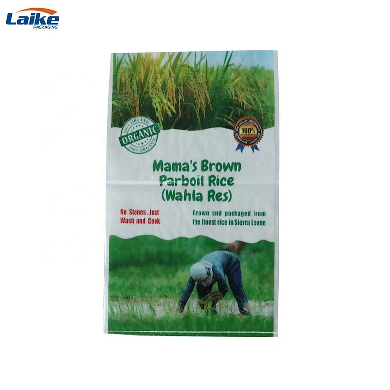 50kg thailand rice bags bopp woven laminated 10kg rice bags plastic   laminated pp woven rice bags for whole