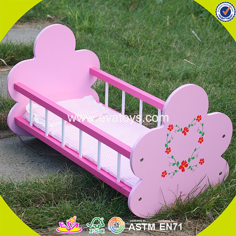 hot sale wooden baby crib new design comfortable Swing baby crib/Baby rocking cradle WJ278012A