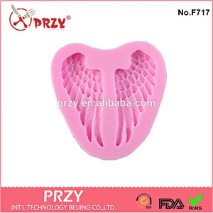 fondant angel wing cake decor , fondant cake decor silicone mold