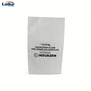 Recyclable offset printing 25kg dimension pp woven fertilizer bag
