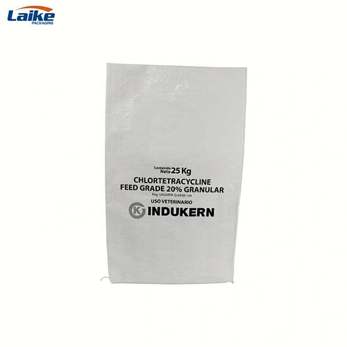 Recyclable offset printing 25kg dimension pp woven fertilizer bag