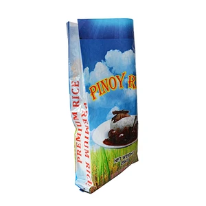 2018 hot sale fashion pp woven virgin material rice bag 50 kg 25kg with gravure printing