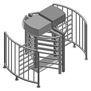 CE Approved High Quality  Bi-directional Electronic Half Height Turnstile For Door Access Control System