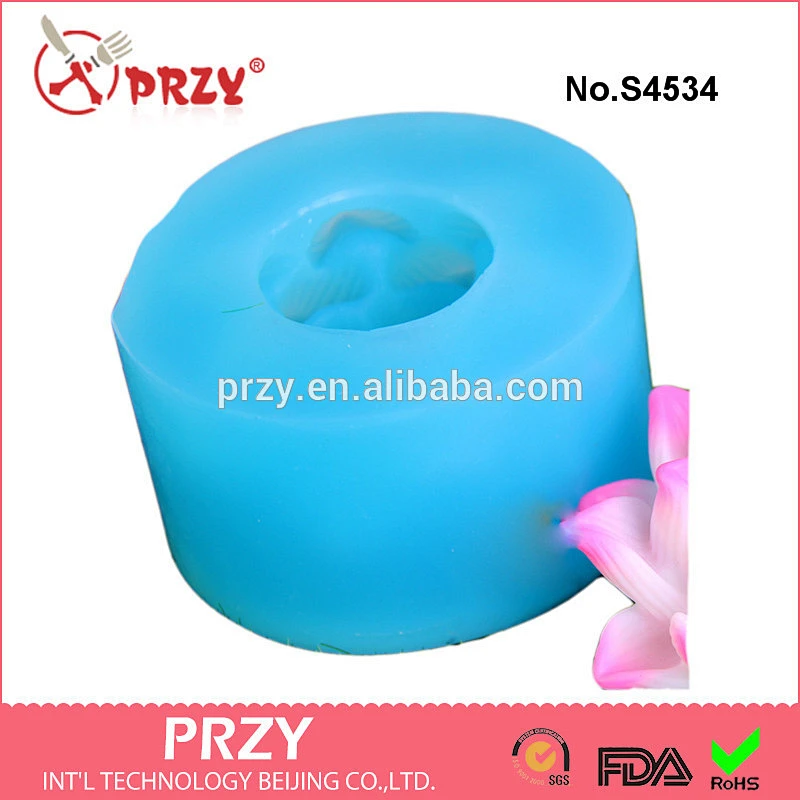 S4534 lotus soap/candle mold ,silicone lotus mold for soap making,silicone plant soap mold