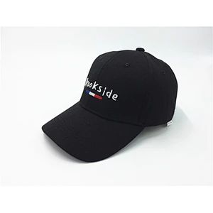 Hot sales 100% cotton creamy colour metal buckle curved Cap