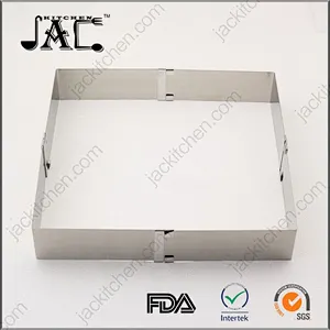 Kitchen Accessories Stainless Steel Rectangle Cake Mold