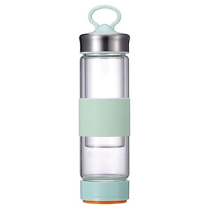 Factory Directly Customized Logo Glass Water Bottle Coffee Cup Outdoor Sports Travel High Quality Water Mug