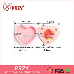 S4049 Heart-shaped solid silicone mold soap box handmade soap gift box chocolate mold