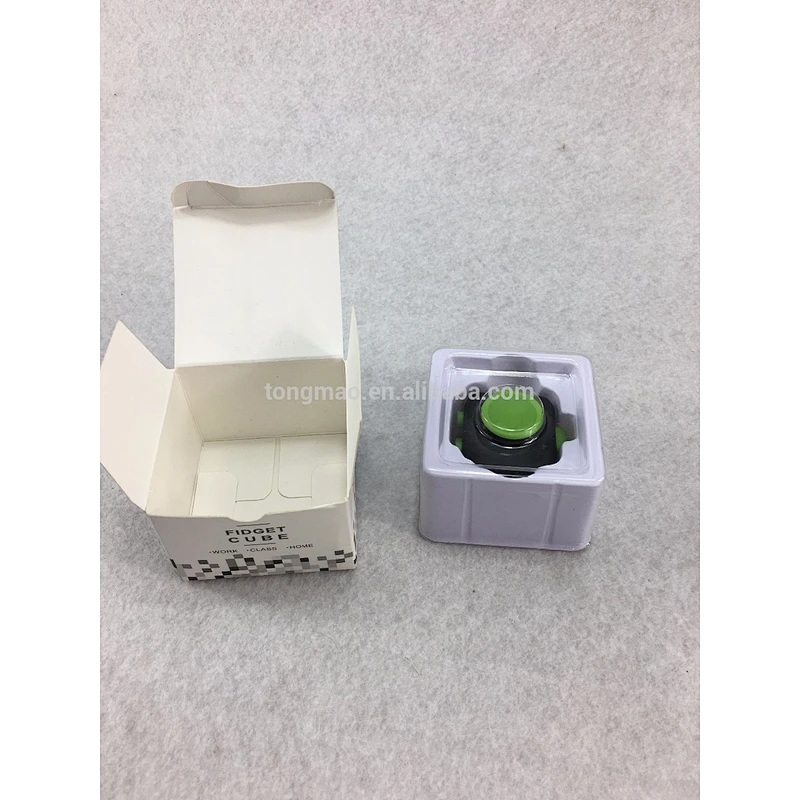 Hand Spinner Fidget Cube With Button Anti Irritability Toy