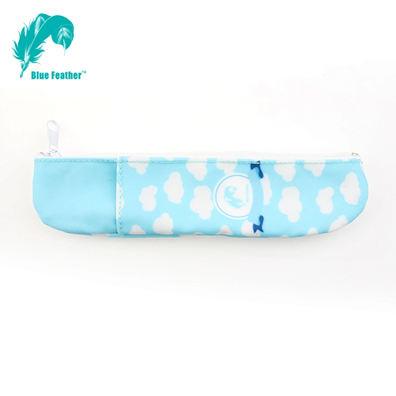 Promotional Custom Printed School Pen Bag Canvas Stationery Pencil Case