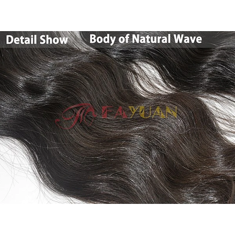 factory price fayuan human hair 5a Burmese Remy Natural Wave