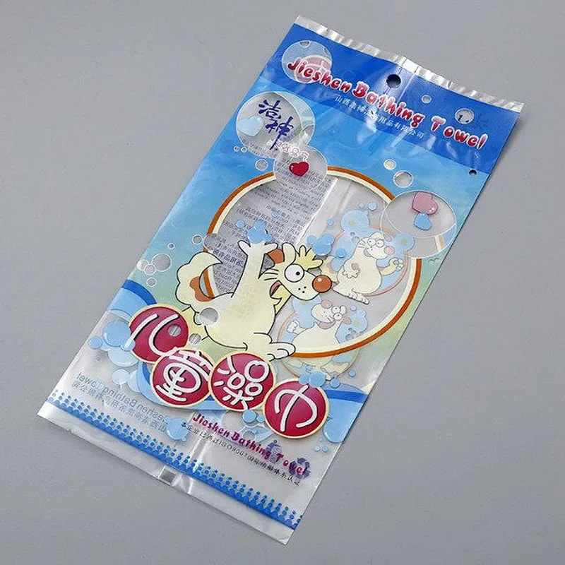 Custom wholesale transparent PE plastic bags for mushrooms,spices