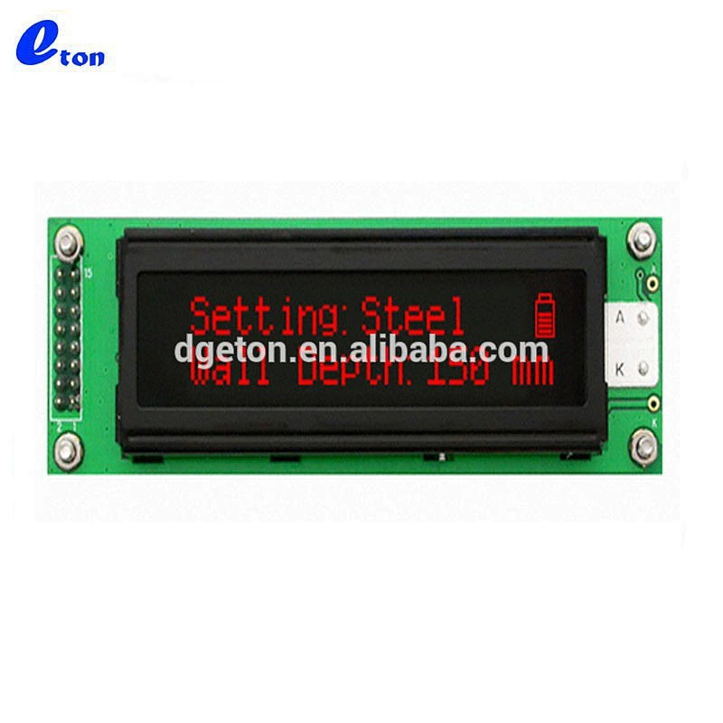 20x2 monochrome Lcd display for health and medical machine