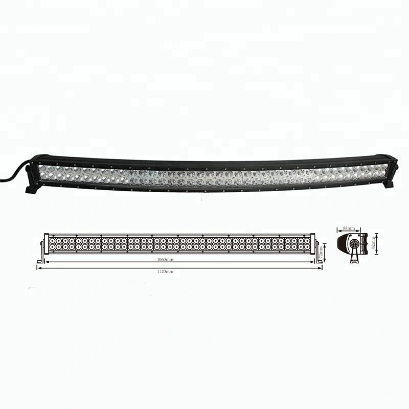 Waterproof Offroad 40inch curved led light bar 240w