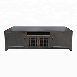 chinese antique solid wood pine tv console old furniture