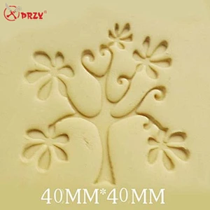Various Tree shapes Soap stamps Acrylic pattern stamp handmade soap using plants Stamp