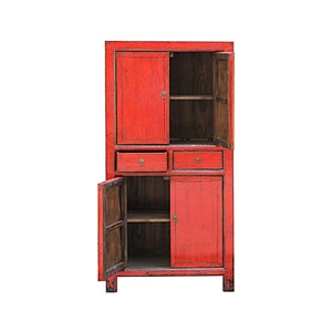 Antique Chinese Wooden lacquered drawer storage kitchen Cabinet/Cupboard