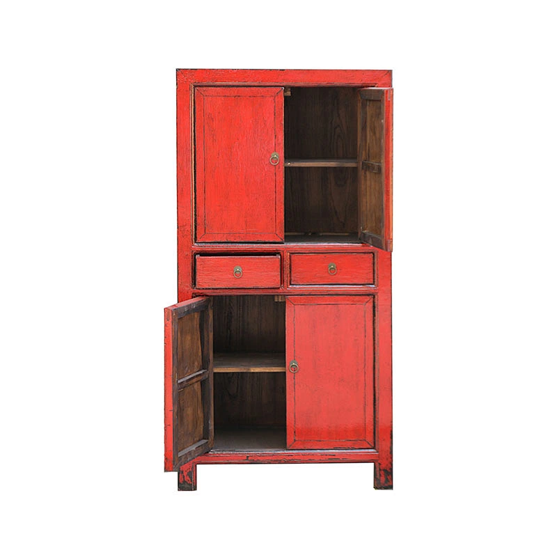 Antique Chinese Wooden lacquered drawer storage kitchen Cabinet/Cupboard