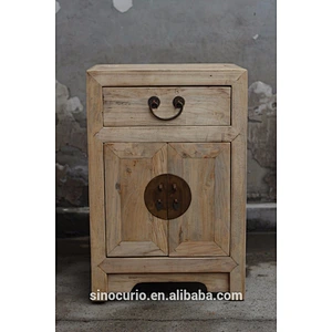 Antique Shabby Chic Wooden Bedside Cabinet