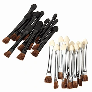 Wholesale double-use professional makeup tools disposable applicator eyeshadow brush