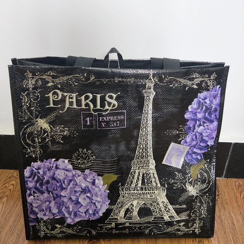 Wholesale custom printing grocery tote shopping pp non woven bag