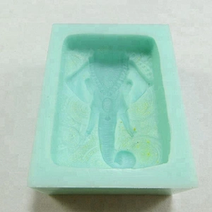 QT0030 animals Soap molds Indian Thai elephant Candle mold aroma stone silicone mould