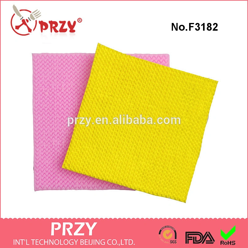 F3182 Fondant silicone mold wool sweater texture silicone mold cake decoration