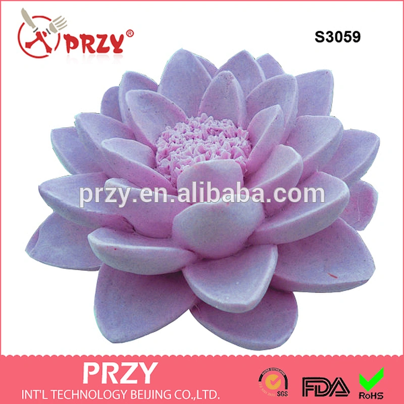 S3059 Amazon Hot Sale Eco-friendly Soap Mold Silicone Cake Molds/ Blooming Lotus shape silicone mold