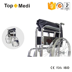 809 CE Economical Lightweight Folding Manual Steet Wheelchair with cheap price for sale