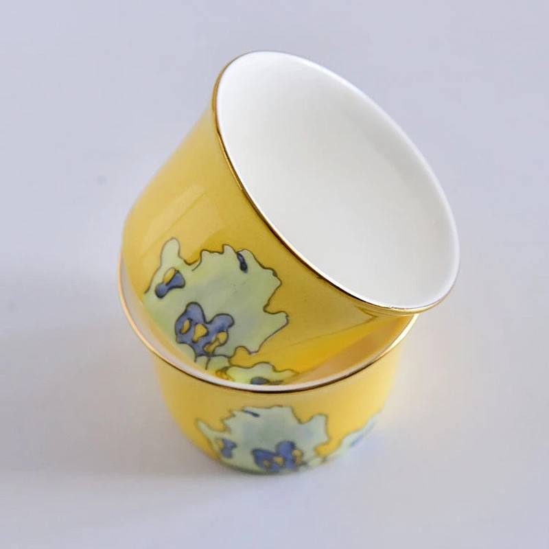 China Supplier Best Selling in-Stock Tea Set Handmade Ceramic Tea Pot Gift Set Porcelain Bone China Kung Fu Tea Set