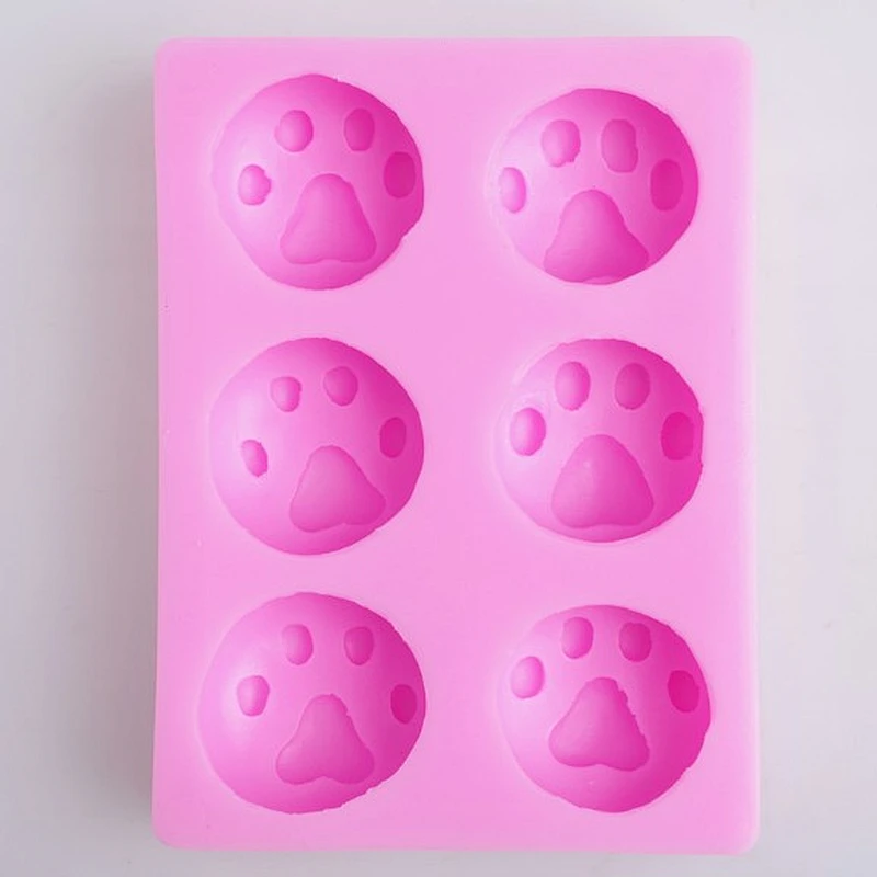 F3025 Cute Cat Scratch Marshmallow coffee export food grade silicone mold silicone mould