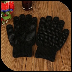 Top sales warm wholesale cotton knitted winter gloves