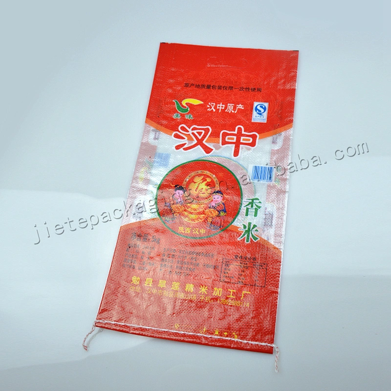 Customized moisture proof printed pp woven rice bag packaging basmati rice