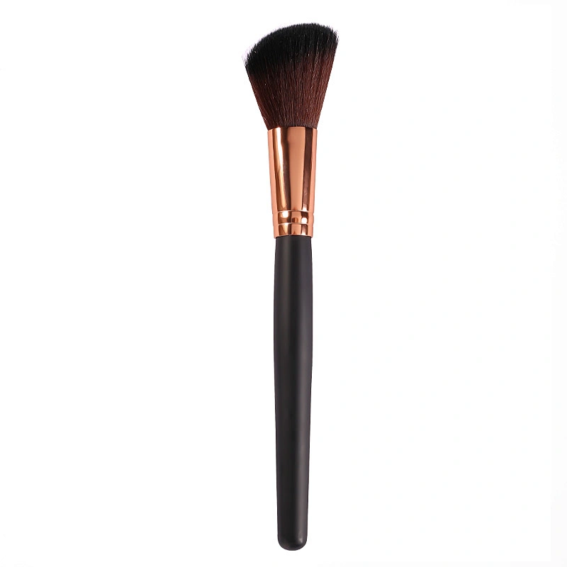 Professional cosmetic tools custom logo makeup brush single angled contour blush brush