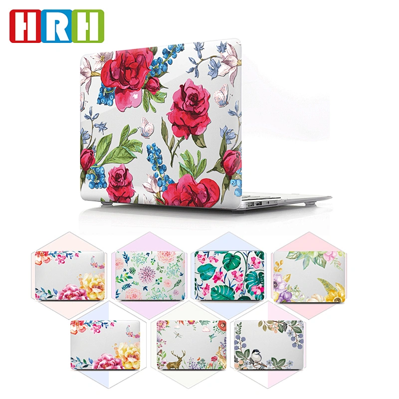 floral Print matte case 13.3 opaque solid hard case for china case for macbook air 12 inch glitter cases