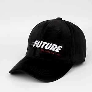 charcoal cashmere melton baseball cap
