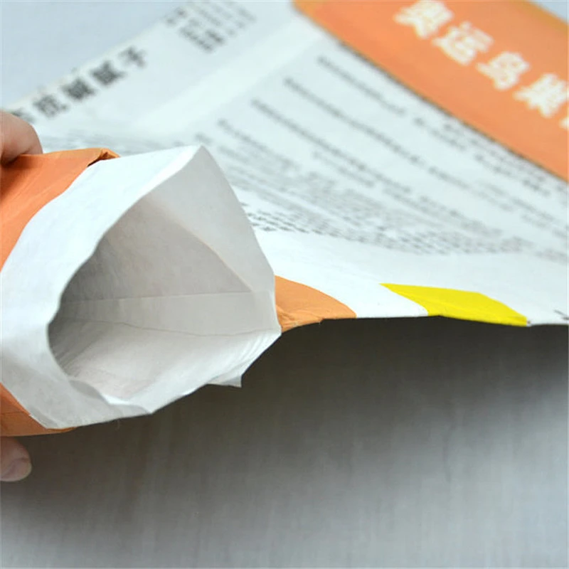 Proper price custom kraft paper bag for putty powder 20 kg