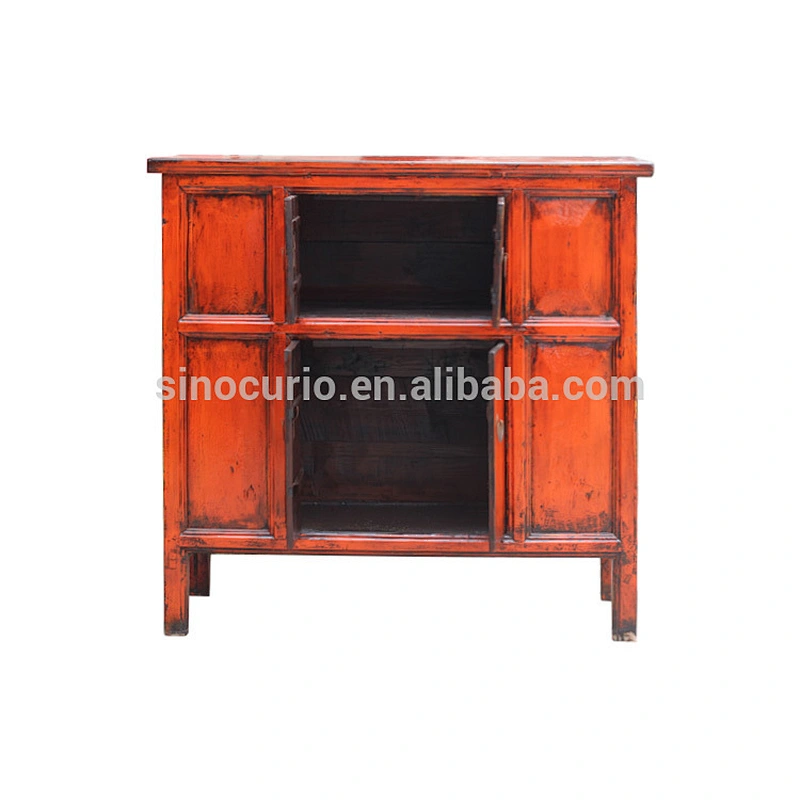 Asian Antique Vintage Corner Cabinets Living Room Wood Storage Cabinets