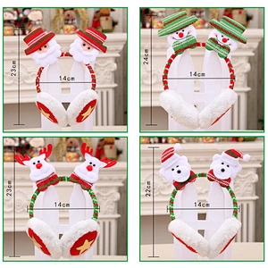 2018 Factory Stock New Product Christmas Headband Deer Reindeer Antlers Christmas Ear Sleeve Christmas Party Decor Head Hoop