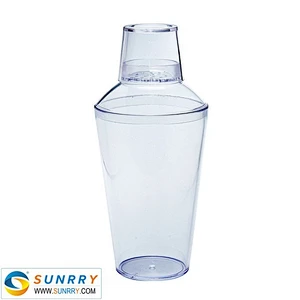 Promotional mini 800L cocktail shaker set made of PC