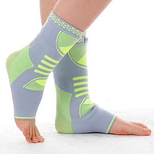 Outdoor Sports Safety Foot Compression Sock Ankle Support,Football and Basketball Ankle Sleeve