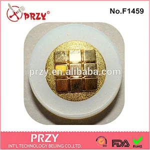 F1459 Hot sale Eco-friendly silicone button cake/fondant/chocolate mold