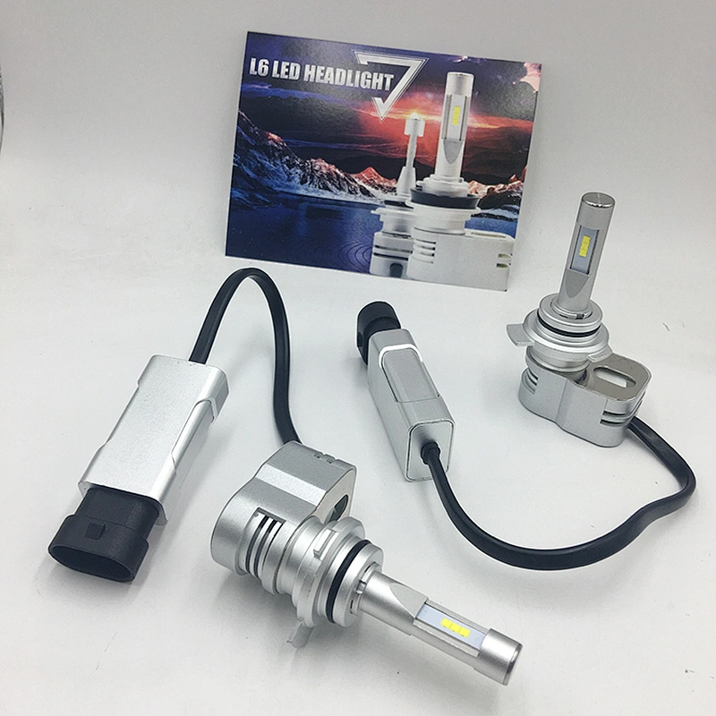 High power L6 led auto motorcycle headlight bulb kit 9012 car led headlight