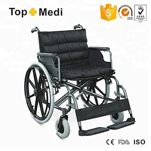 Big size width detachable manual wheelchair for disabled people