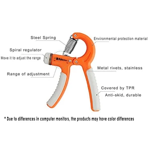 OEM,Adjustable Hand Grip Gripper Strengthener Training Forearm Muscle and Finger Strength Wrist Exerciser